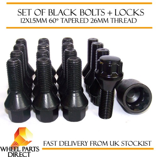 Black wheel bolts - bolts, &
