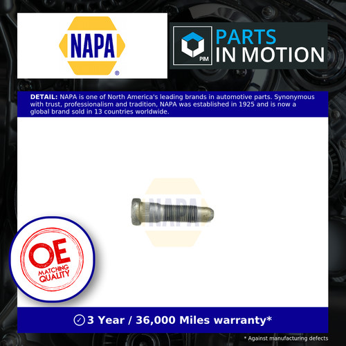 Wheel bolt stud nut - stud, fits