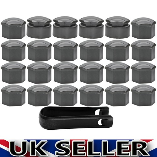 24x 17mm grey - wheel, nut
