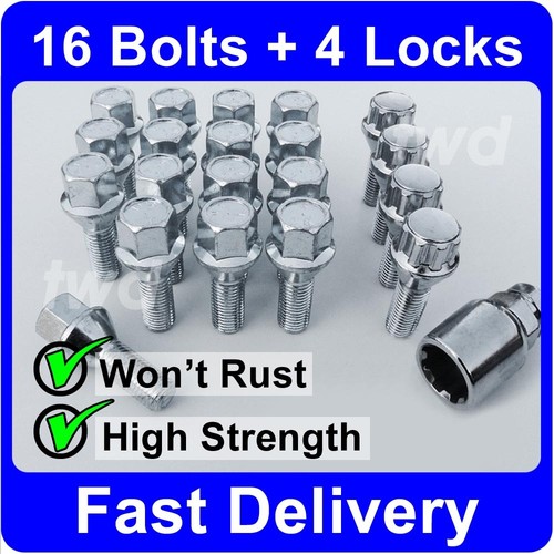 Alloy wheel bolts locks - alloy,